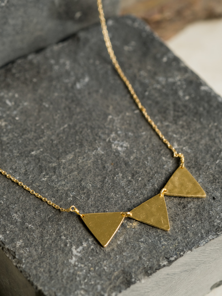 Mountain Triangle Necklace - Mapcha