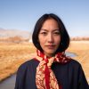 Metok Silk Scarf - Thumbnail Image 2